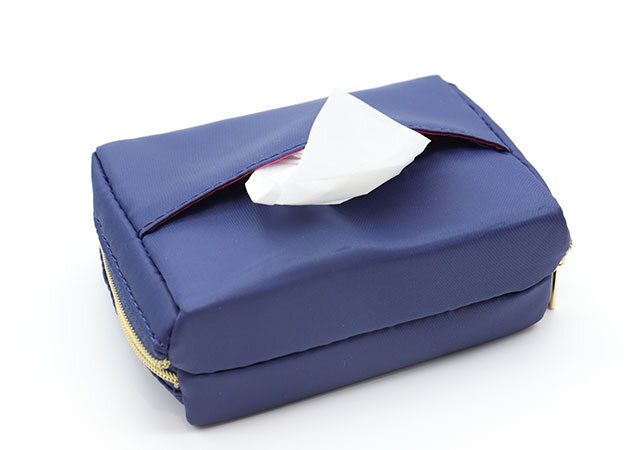 ヘアメイクが考えたミニマムコスメポーチ ティッシュケース