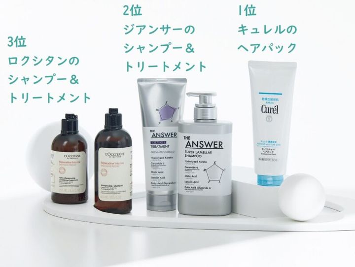 40代のベストコスメ ヘアケア編のシャンプーやトリートメント