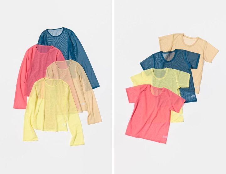 画像: 左｜長袖シャツ各￥29,700、右｜半袖Tシャツ各￥21,900すべて【シモーネ ワイルド】 出典：「CABaN FUKUOKA」特設サイト