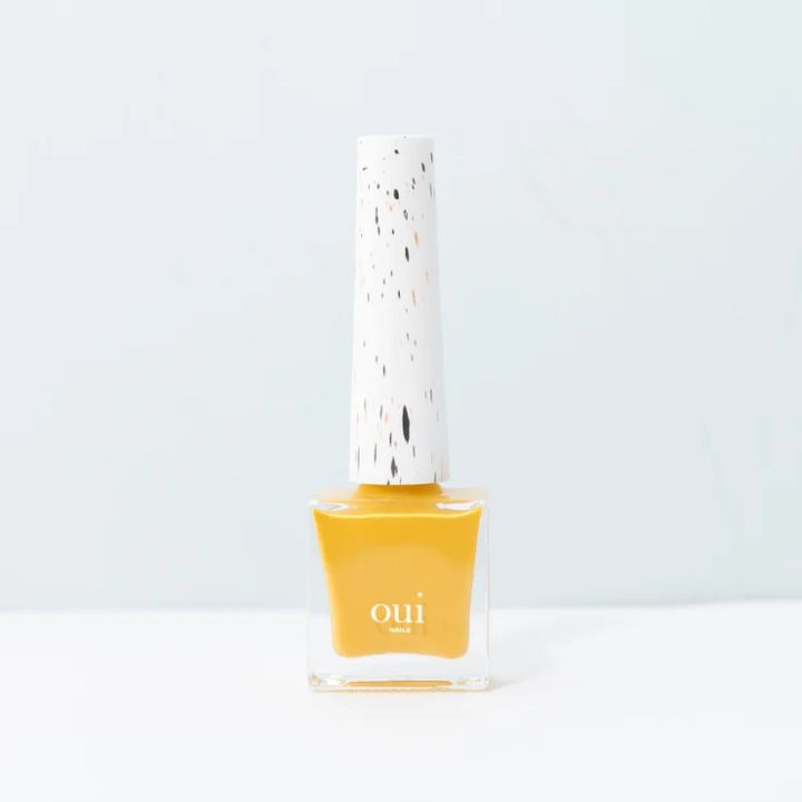 国際女性デー イエローネイル ミモザカラー oui nails ピールオフマニキュア