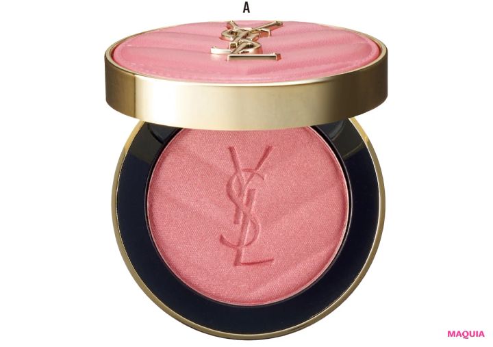 本田 翼さんがBLACKPINKジェニ風のチークメイクにTRY。YSLのミルキーピンクが相棒_3