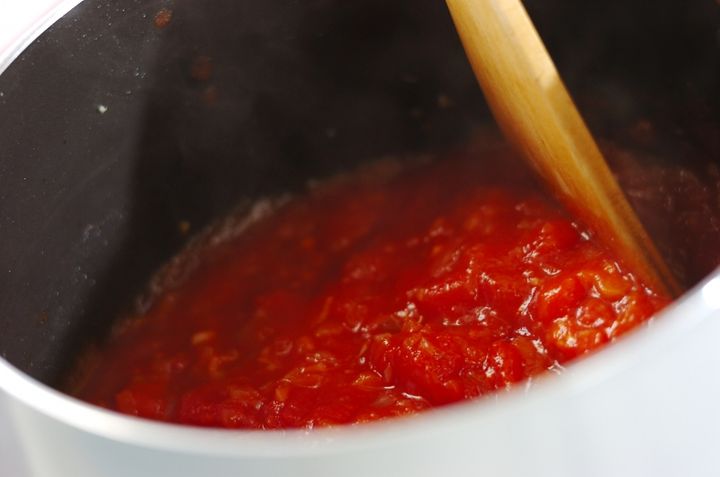 ハンバーグのトマトチーズがけの作り方5