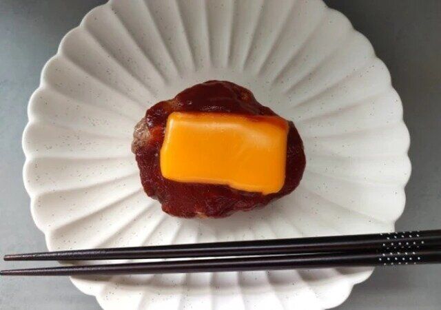 レンチンチーズハンバーグ