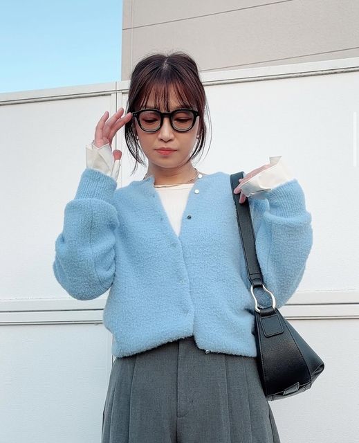 しまむらニットカーディガン3