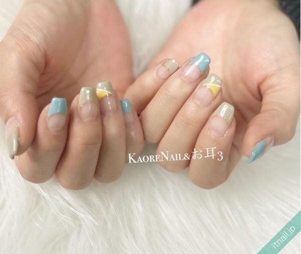 カオリネイルが投稿したネイルデザイン [photoid:I0129845] via Itnail Design (747189)