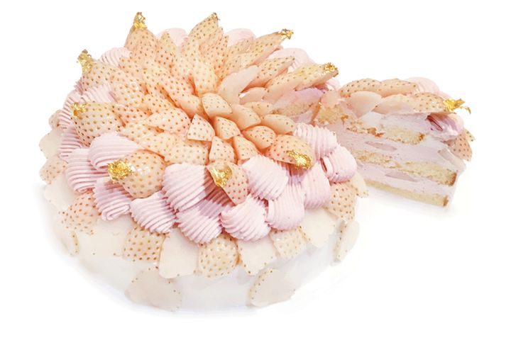 白いちごのショートケーキ（1ピース）／￥2200（税込み）