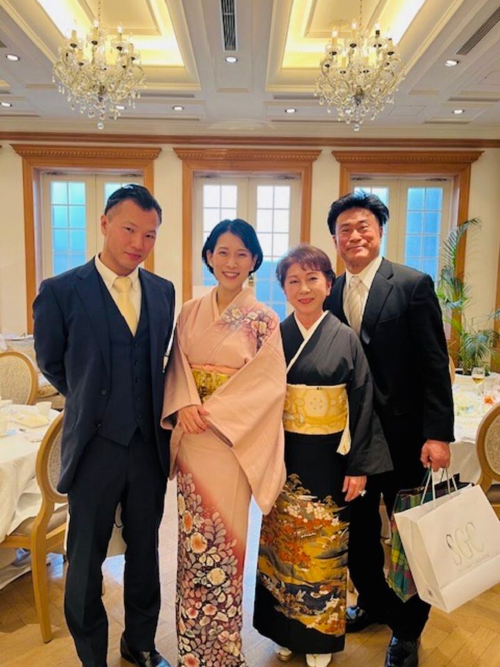 GLOW読者チーム・かがやき隊の池田さん 結婚式に着物で出席