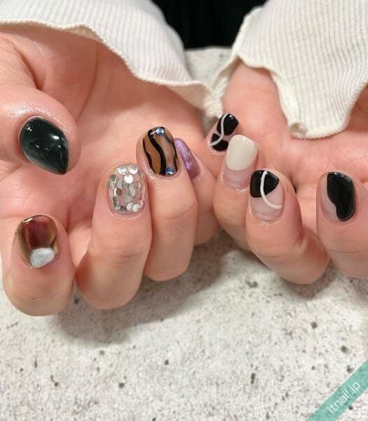 MILKが投稿したネイルデザイン [photoid:I0121392] via Itnail Design (746940)