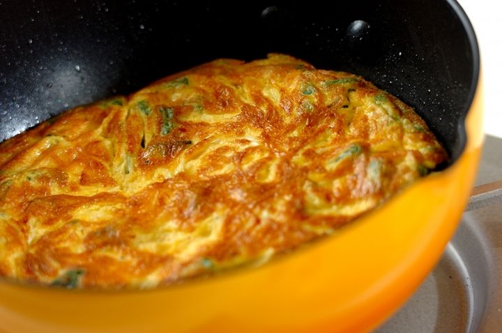 サヤインゲンのオムレツの作り方4