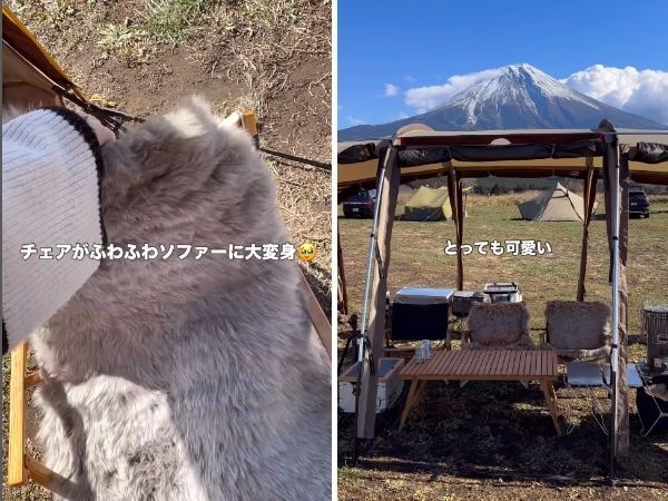 「冬キャンプにおすすめ！」キャンプチェアがソファーに変わる話題のギアを紹介！
