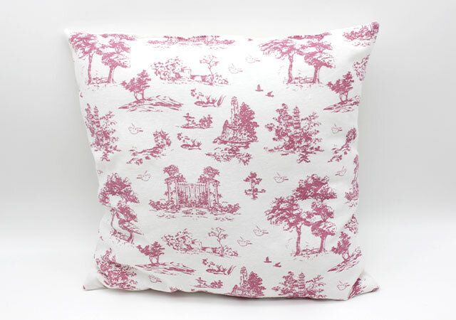 クッション（インド綿混 トワルドジュイ） デザイン