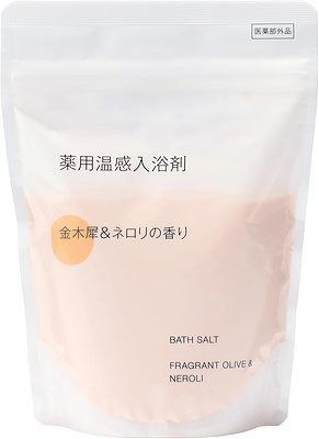 無印良品のリラックできる薬用温感入浴剤 金木犀＆ネロリの香り
