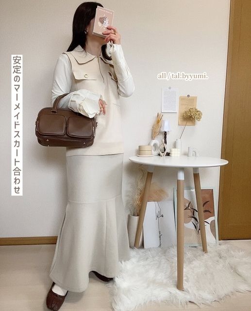 しまむらのハーフジップベスト2