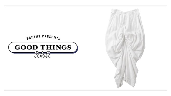 〈フミト ガンリュウ〉のパンツ