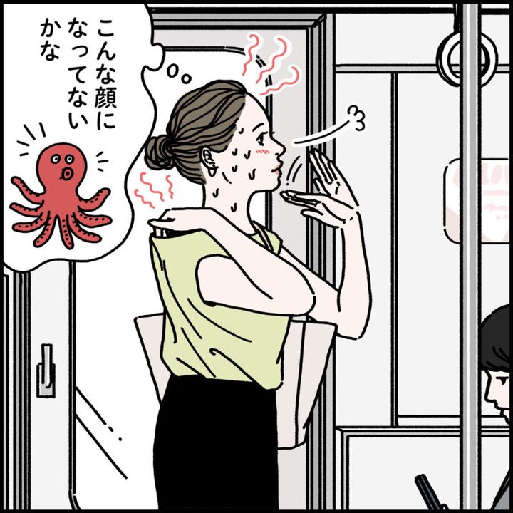 更年期体験マンガ ホットフラッシュの滝汗