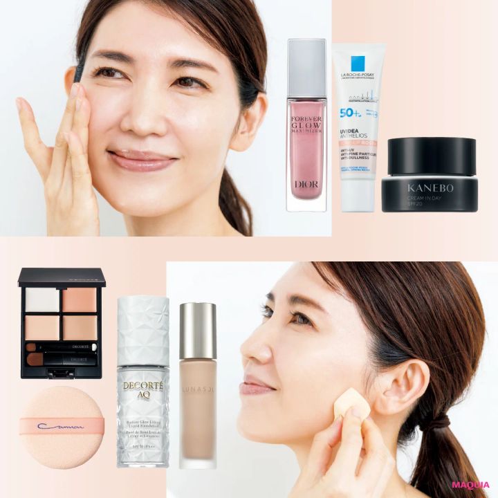 友利 新流ベースメイクを本人が実演！ テカリを抑える下地から仕上げの“リフ粉”まで完全公開