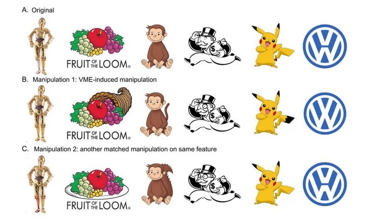 （上段）正しいアイコン、（中段・下段）作られた偽画像