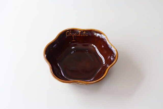 THREEPPY スリーピー 浅ボウル（チョコレート、13cm）