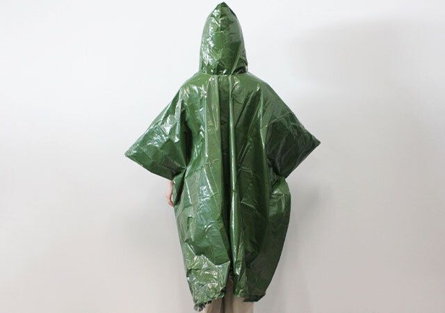 静音アルミポンチョ サイズ感