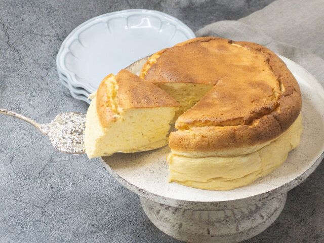 スフレチーズケーキ 完成
