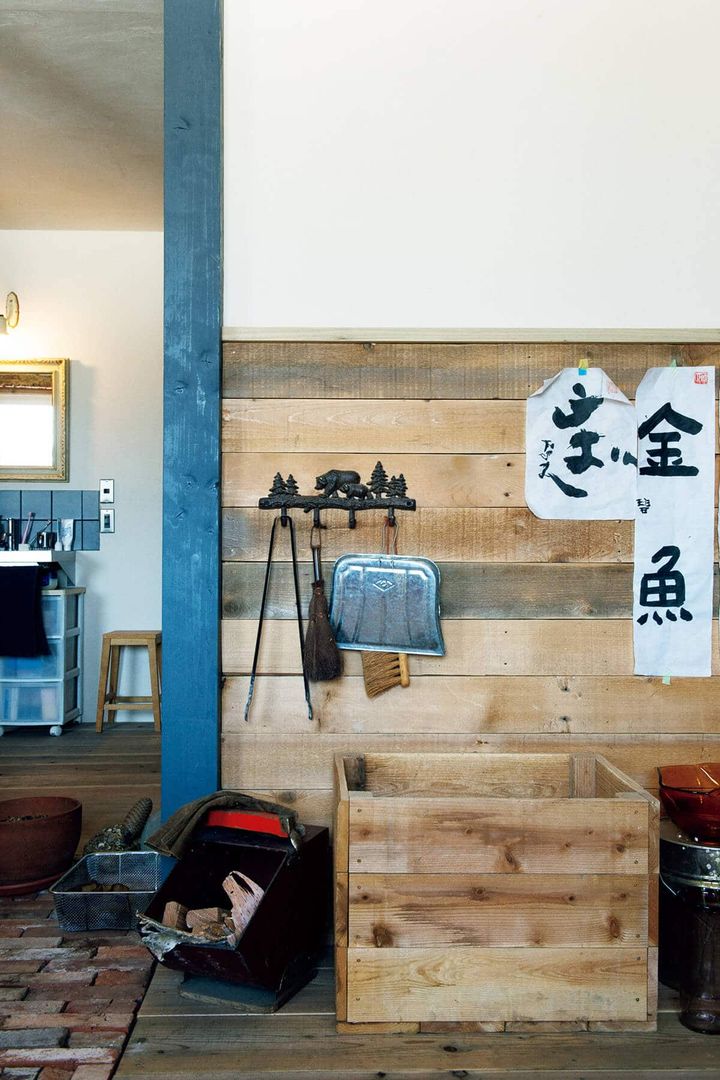 〈Kolonihave〉代表・大谷浩輔／北海道 自宅 ストーブ周り