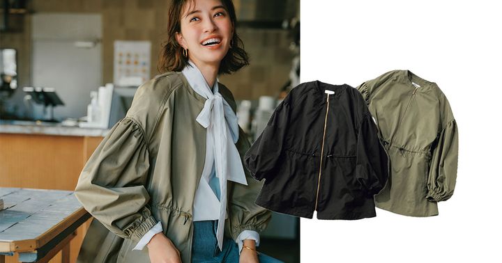 キレイめブルゾン, 春アウターコーデ