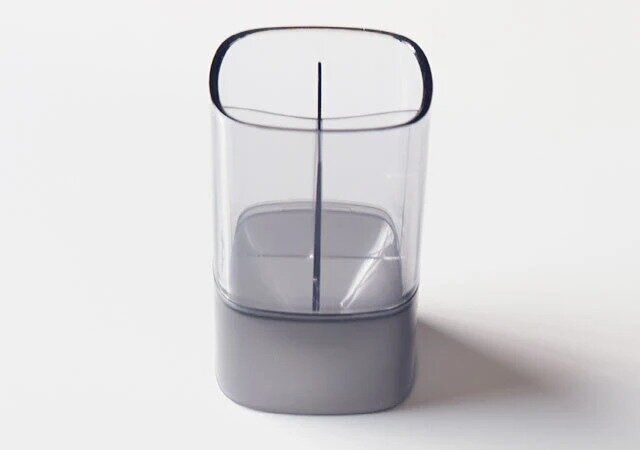 ダイソー 歯ブラシスタンド 円錐構造