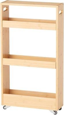 無印良品の隙間に使える竹材 スリムワゴン