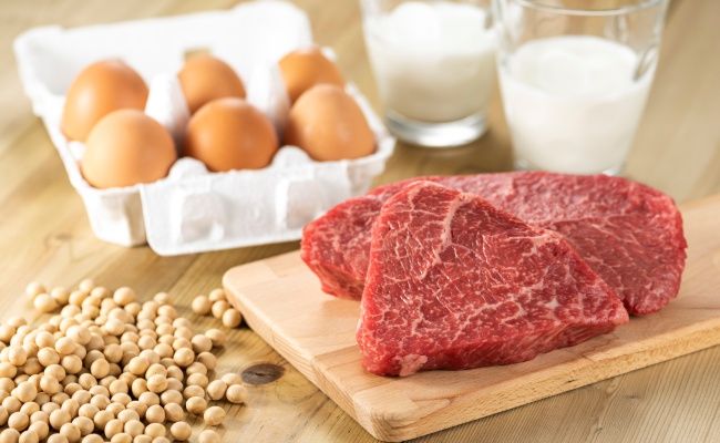 卵、肉、牛乳、大豆