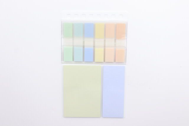 ダイソー メモふせん（8種、160枚）