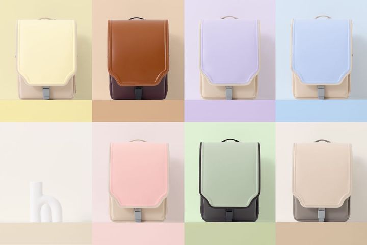 ジェンダーレスなバイカラーは7色展開。優しいルミナスイエローは男女ともに人気。