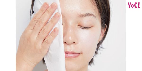 軽くティッシュオフ。