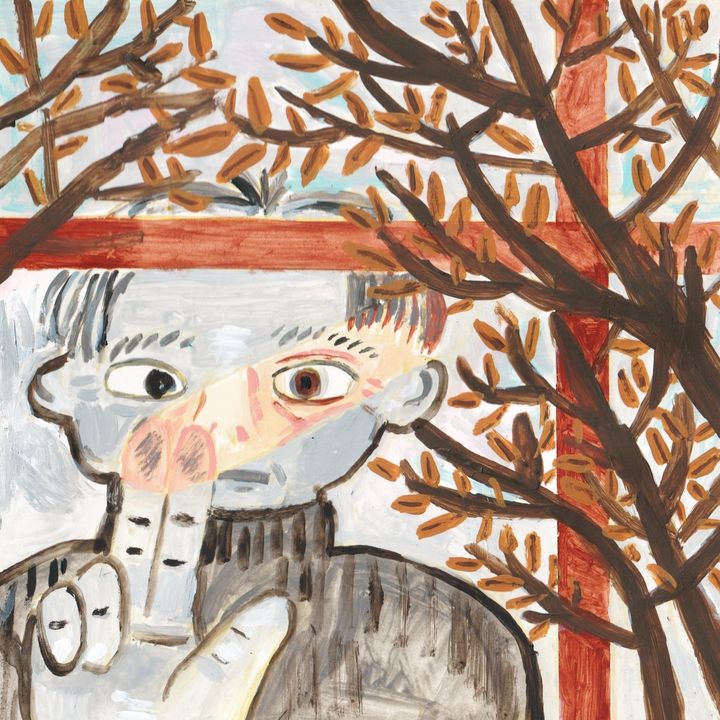 町田康 家事にかまけてのイラスト