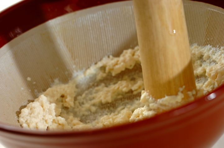 ホウレン草とベーコンの白和えの作り方1