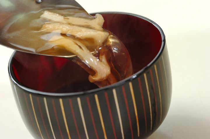 とろろ昆布入りショウガ汁の作り方3