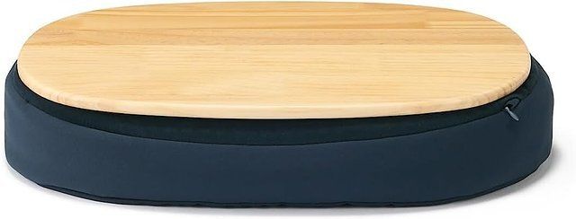 無印良品 ひざの上でつかえるテーブルクッション ネイビー