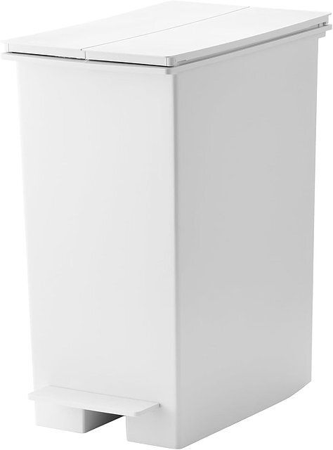 無印良品 再生ポリプロピレン入り ペダル式ダストボックス 両開きフタ付き