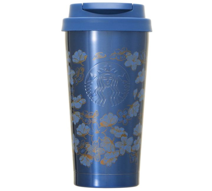 【オンラインストア限定】「SAKURA2025ステンレスタンブラーナイトブルー」473ml 5000円