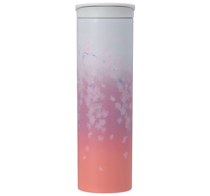 「SAKURA2025ステンレスボトルオレンジ グラデーション」473ml 5200円