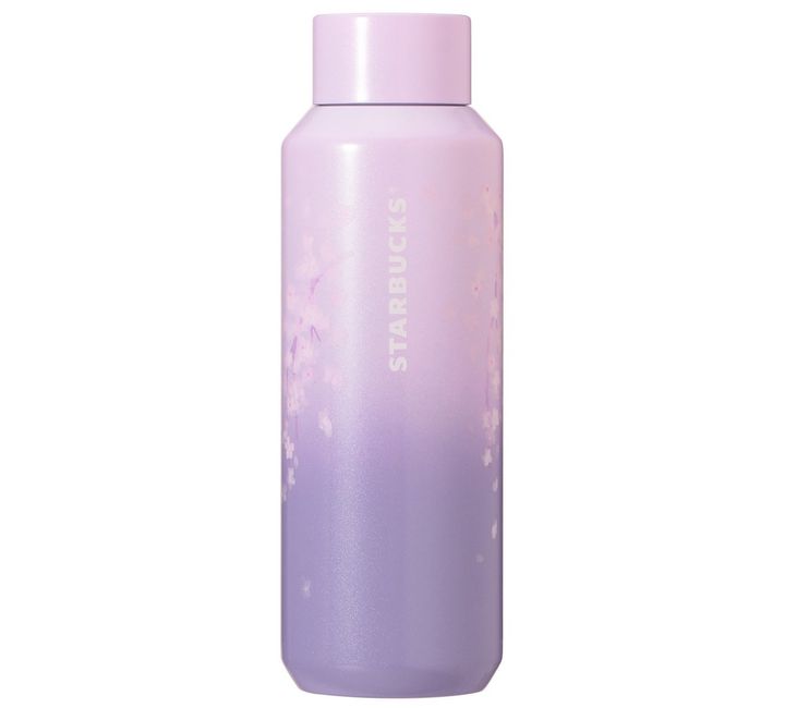 「SAKURA2025ステンレスボトルパープル グラデーション」473ml 5150円