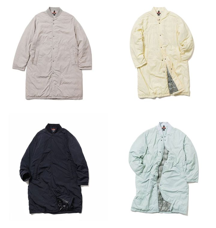 「NANGA」RIB COLLAR SOFT DOWN COAT (UNISEX)