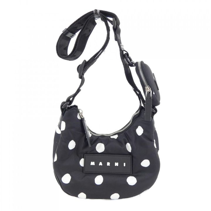 マルニのホーボー水玉ショルダーバッグ