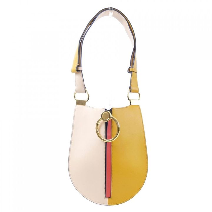 マルニのイヤリングレザーミニバッグ