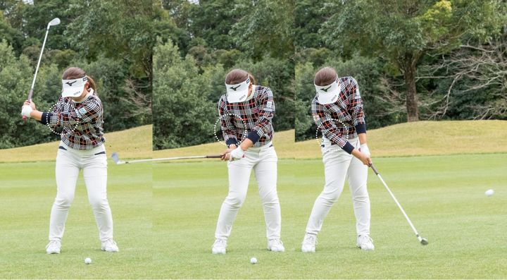 アイアンは“右ヒジを離さない”スイングで飛距離が安定する！