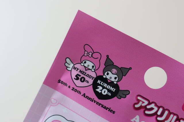 セリア アクリルスタンド MM 50周年 プチ巾着 MM 50周年 マイメロデイ クロミ 50周年 サンリオ