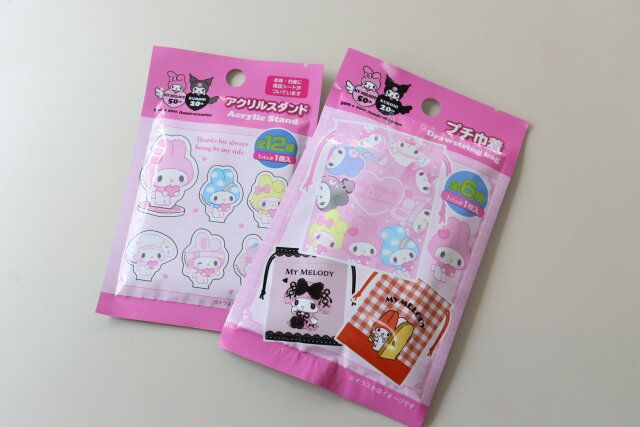 セリア アクリルスタンド MM 50周年 プチ巾着 MM 50周年