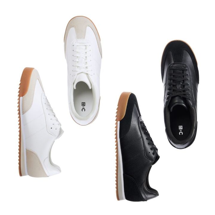 ユニクロシー2025年春夏 スウェードコンビネーションスニーカー