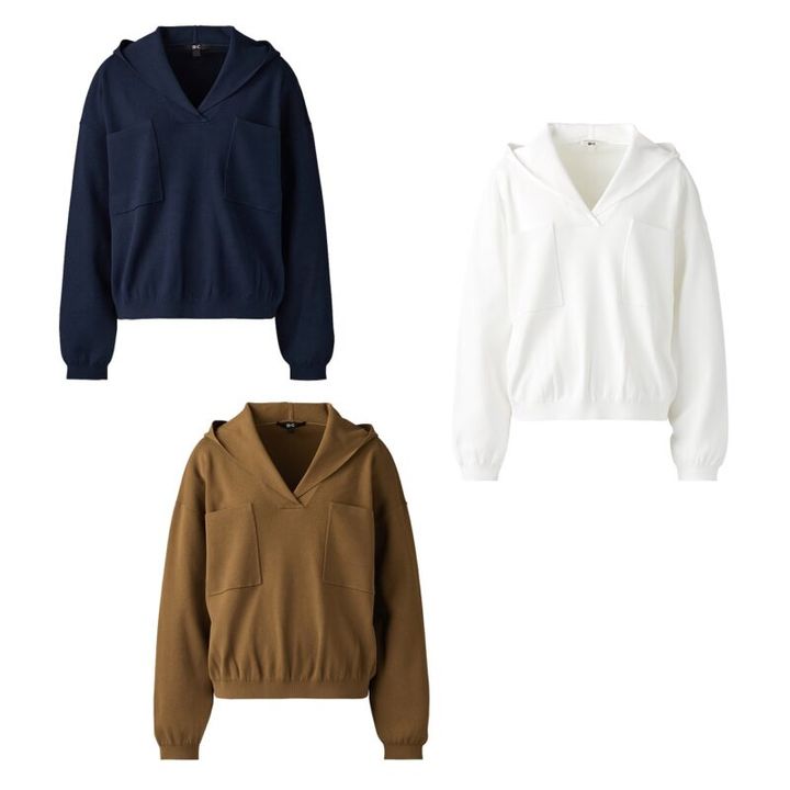 ユニクロシー2025年春夏 フーデッドセーター