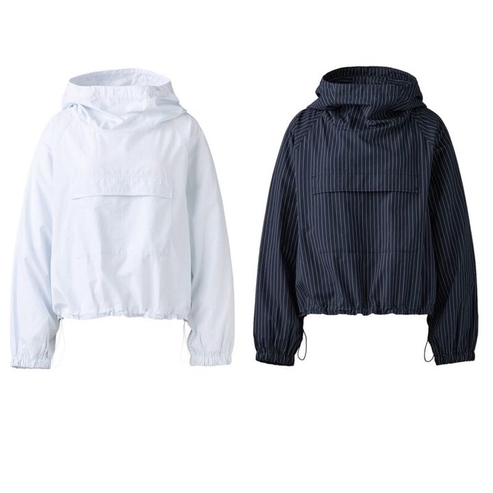 ユニクロシー2025年春夏 フーデッドプルオーバーシャツ