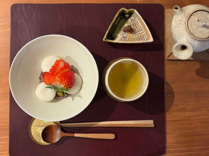 鎌倉倶楽部茶寮小町 いちご白玉